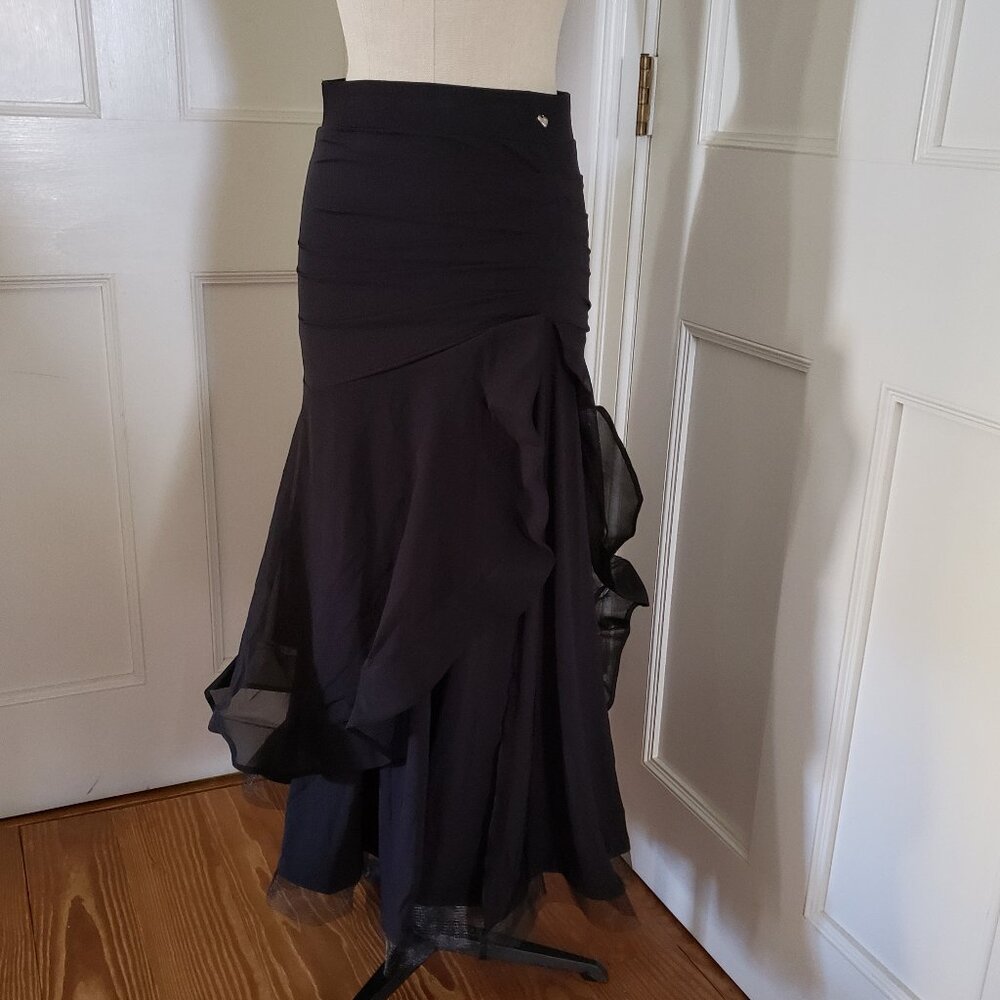 Black Ballroom Practice Skirt XS dance and sway